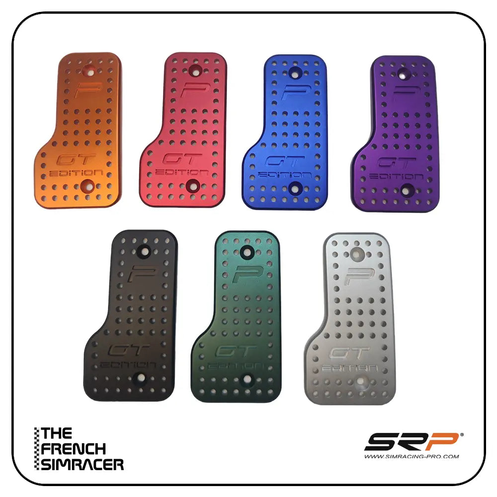 SRP Colored Pedal Plates - GT & Formula - The French Simracer