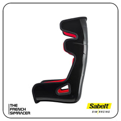 Sabelt GT-PAD Red XL – Modular FIA-Approved Sim Racing Seat (XL) - The French Simracer