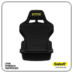 Sabelt SRP-1 Deep Black – Formula-Inspired Sim Racing Seat (P Series) - The French Simracer