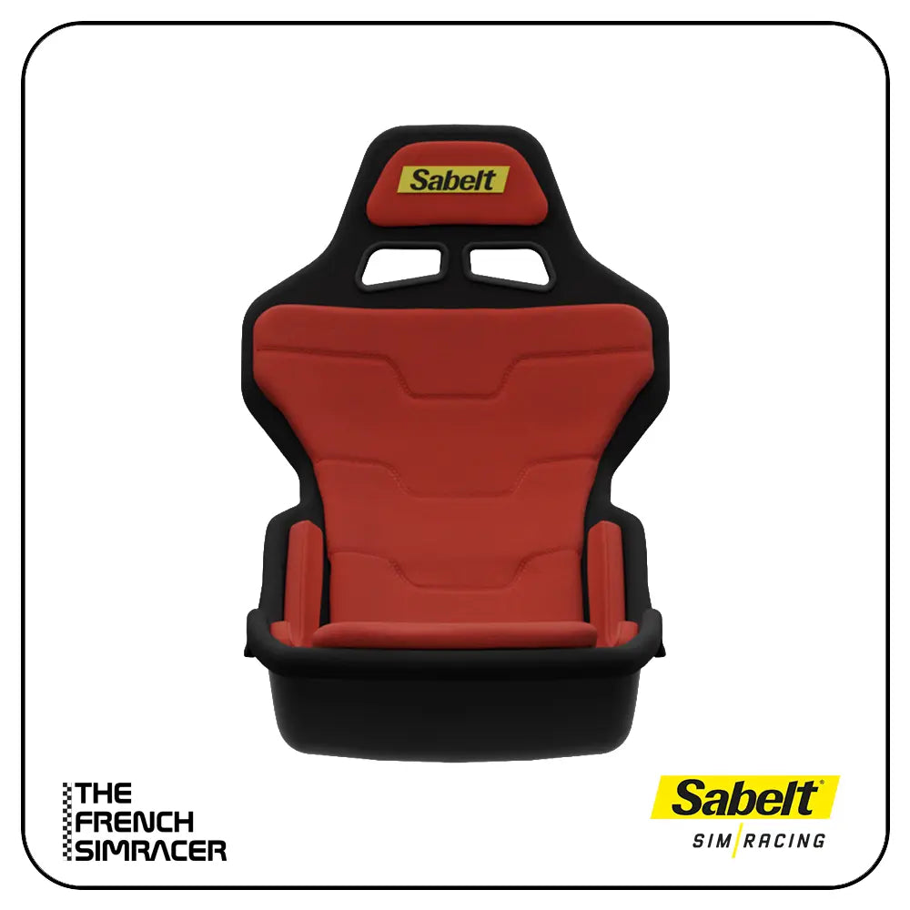 Sabelt SRP-1 Racing Red – Formula-Inspired Sim Racing Seat (P Series) - The French Simracer