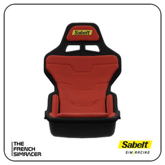 Sabelt SRP-1 Racing Red – Formula-Inspired Sim Racing Seat (P Series) - The French Simracer