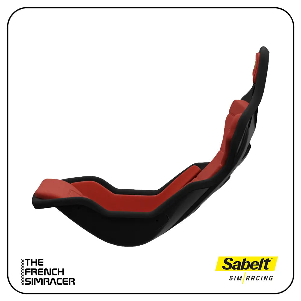 Sabelt SRP-1 Racing Red – Formula-Inspired Sim Racing Seat (P Series) - The French Simracer