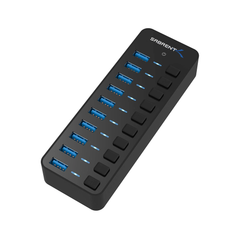 Sabrent 10-Port USB 3.0 Hub with Individual Power Switches (HB-BU10) - The French Simracer