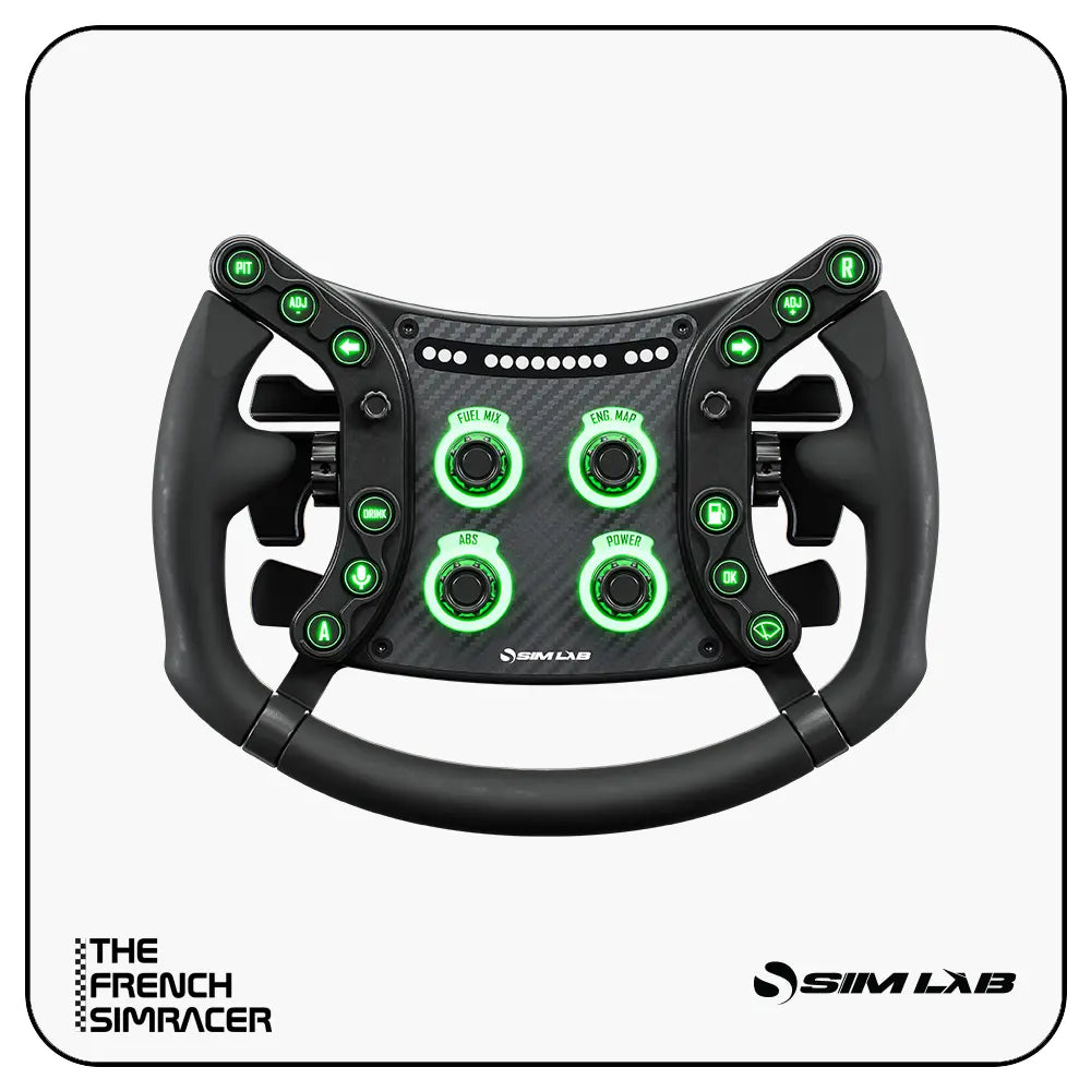 Sim-Lab GTSL Pro Steering Wheel - The French Simracer