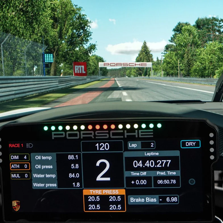 Sim-Lab Porsche 911 GT3 Cup Dashboard Display Unit - The French Simracer