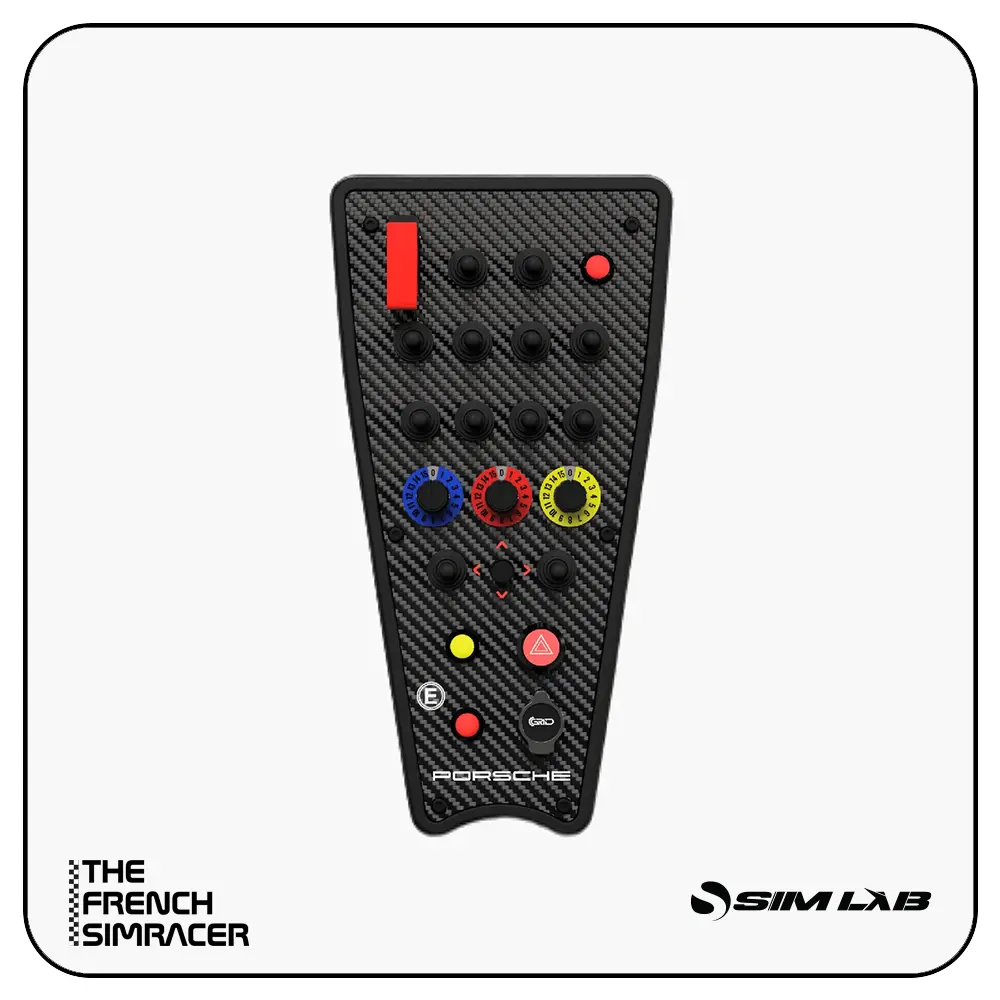 Sim-Lab Porsche 911 GT3 Cup (991) Button Box Console - The French Simracer