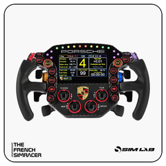Sim-Lab Porsche 911 RSR Sim Racing Steering Wheel - The French Simracer