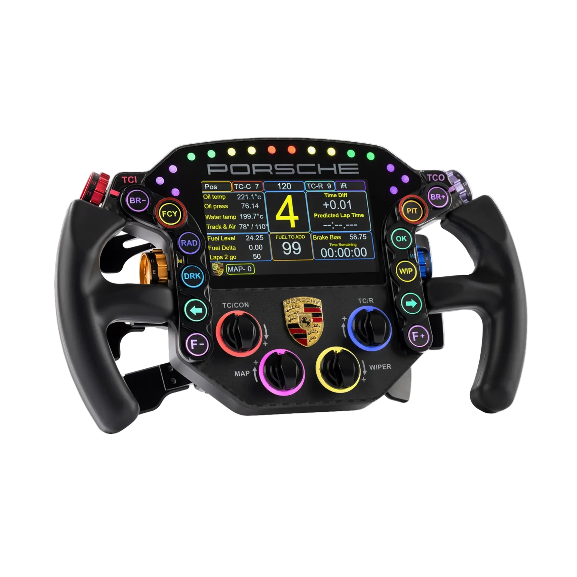 Sim-Lab Porsche 911 RSR Sim Racing Steering Wheel - The French Simracer