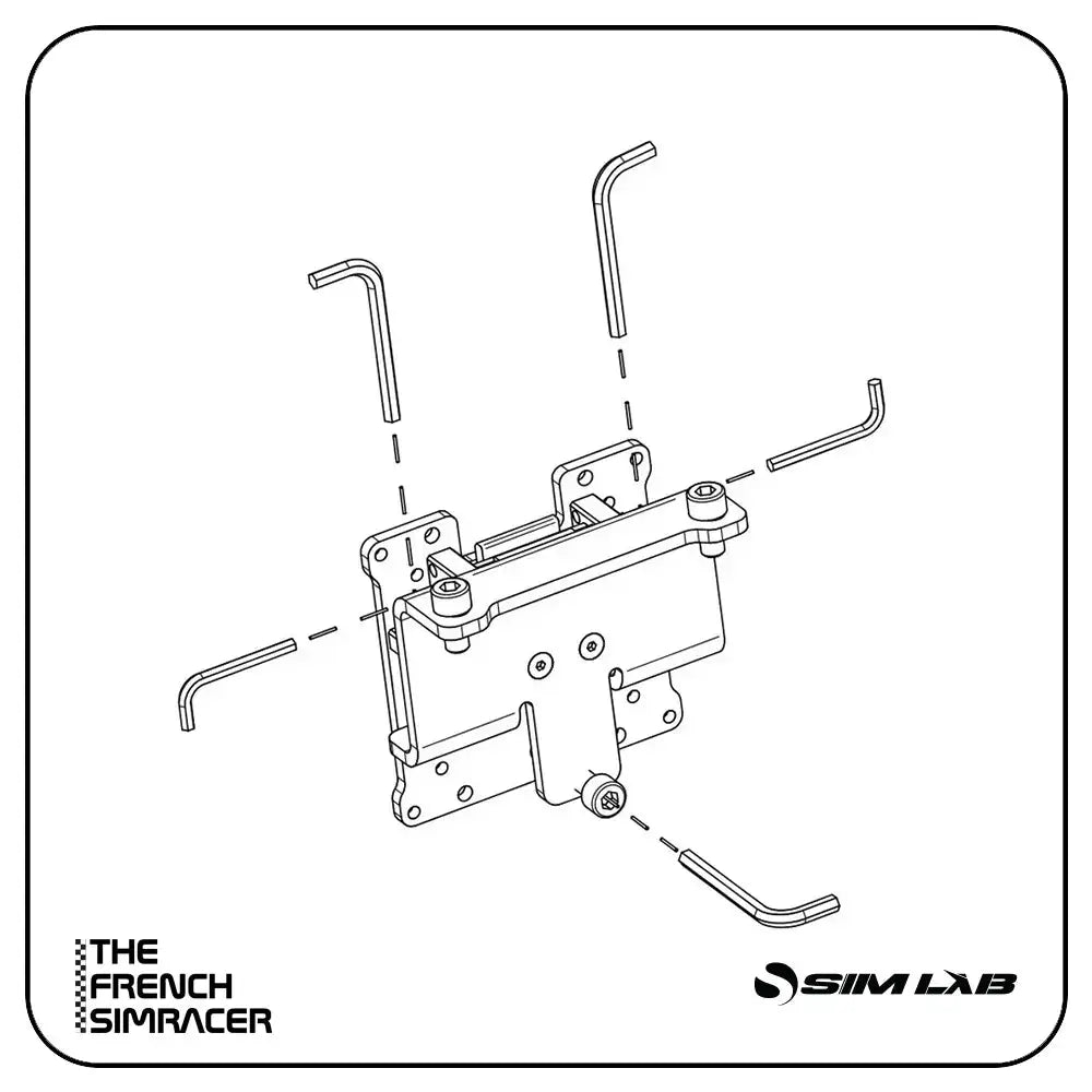 Sim-Lab VARIO™ Vesa Adapter kit - The French Simracer