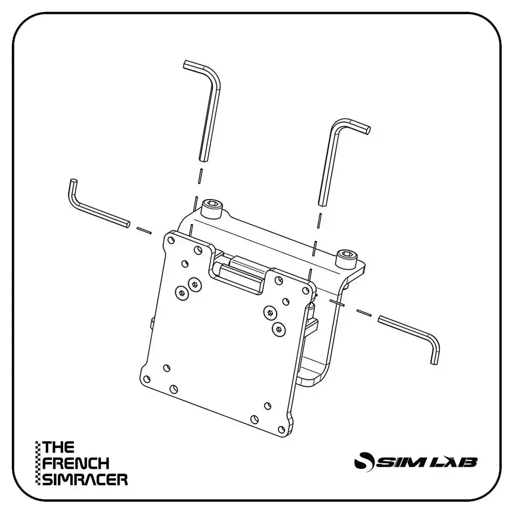 Sim-Lab VARIO™ Vesa Adapter kit - The French Simracer