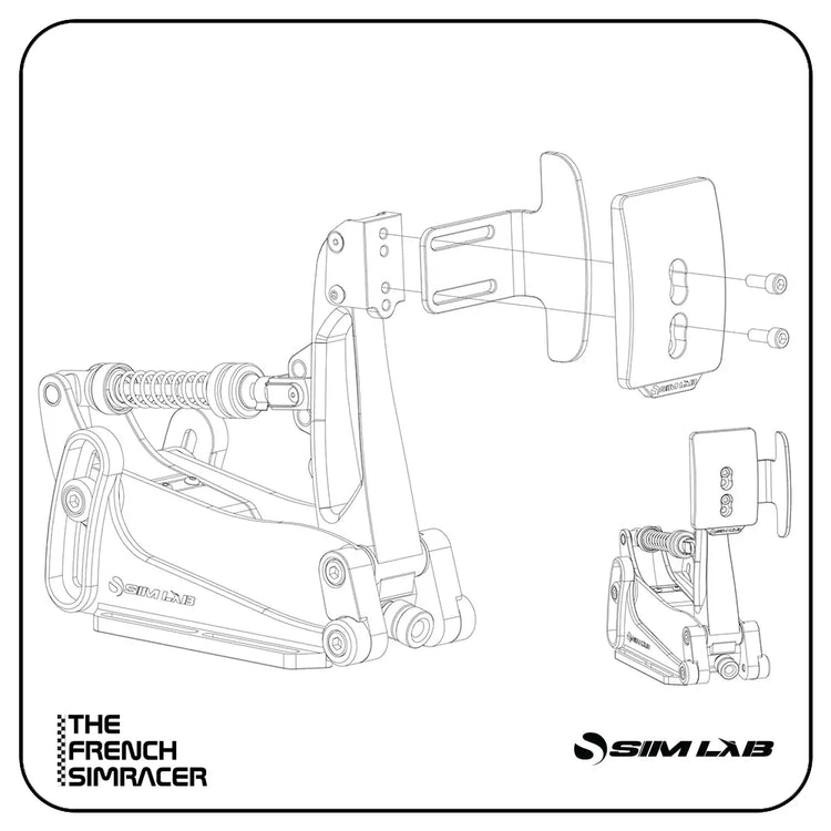 Sim-Lab XP1 Support Accélérateur - The French Simracer