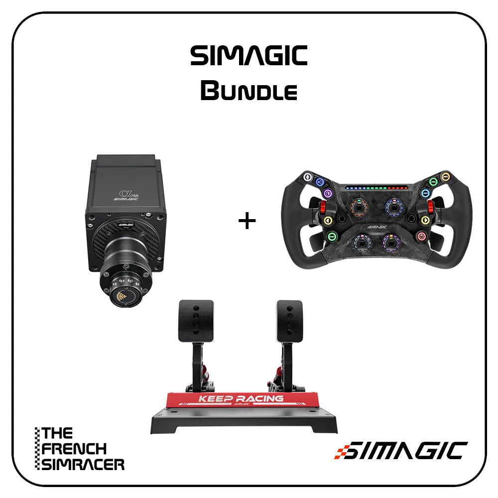 Simagic - Build your own Base + Wheel + Pedals Bundle Simagic