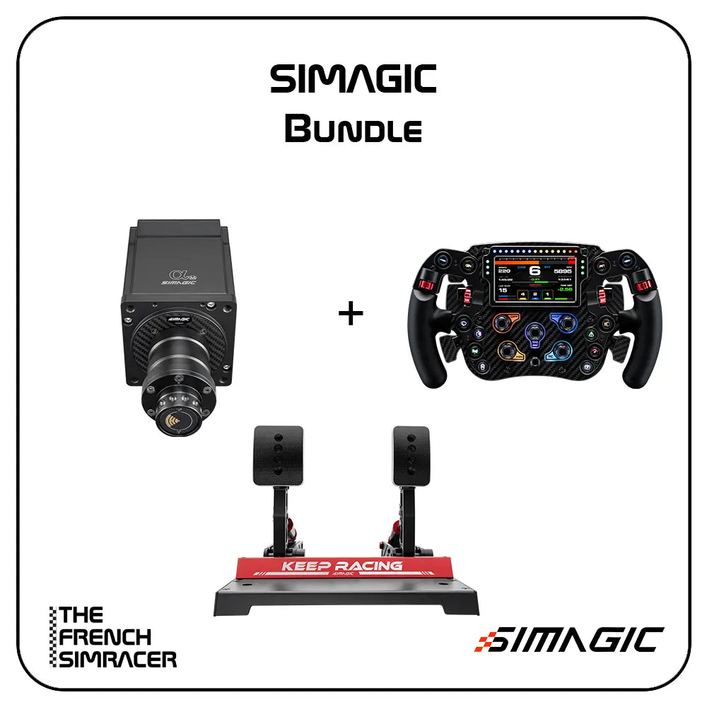 Simagic - Build your own Base + Wheel + Pedals Bundle Simagic