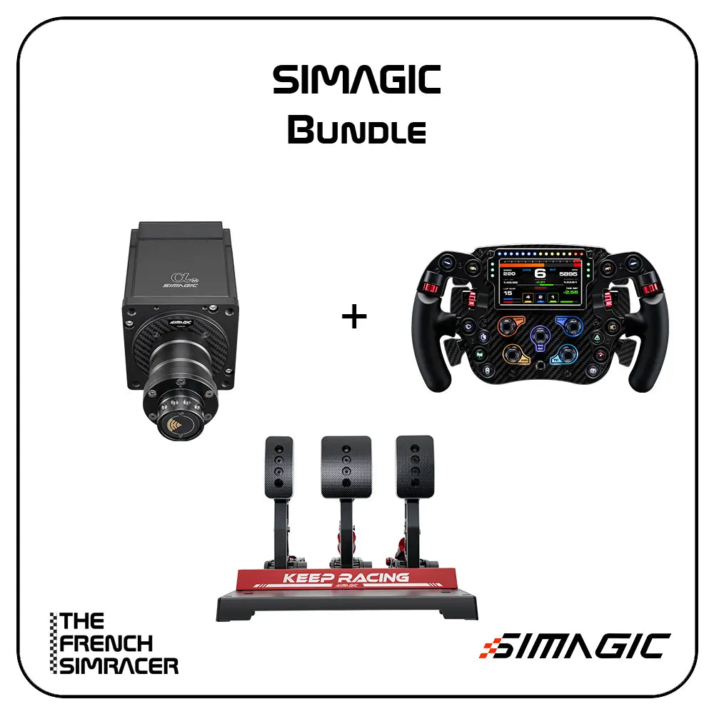 Simagic - Build your own Base + Wheel + Pedals Bundle Simagic