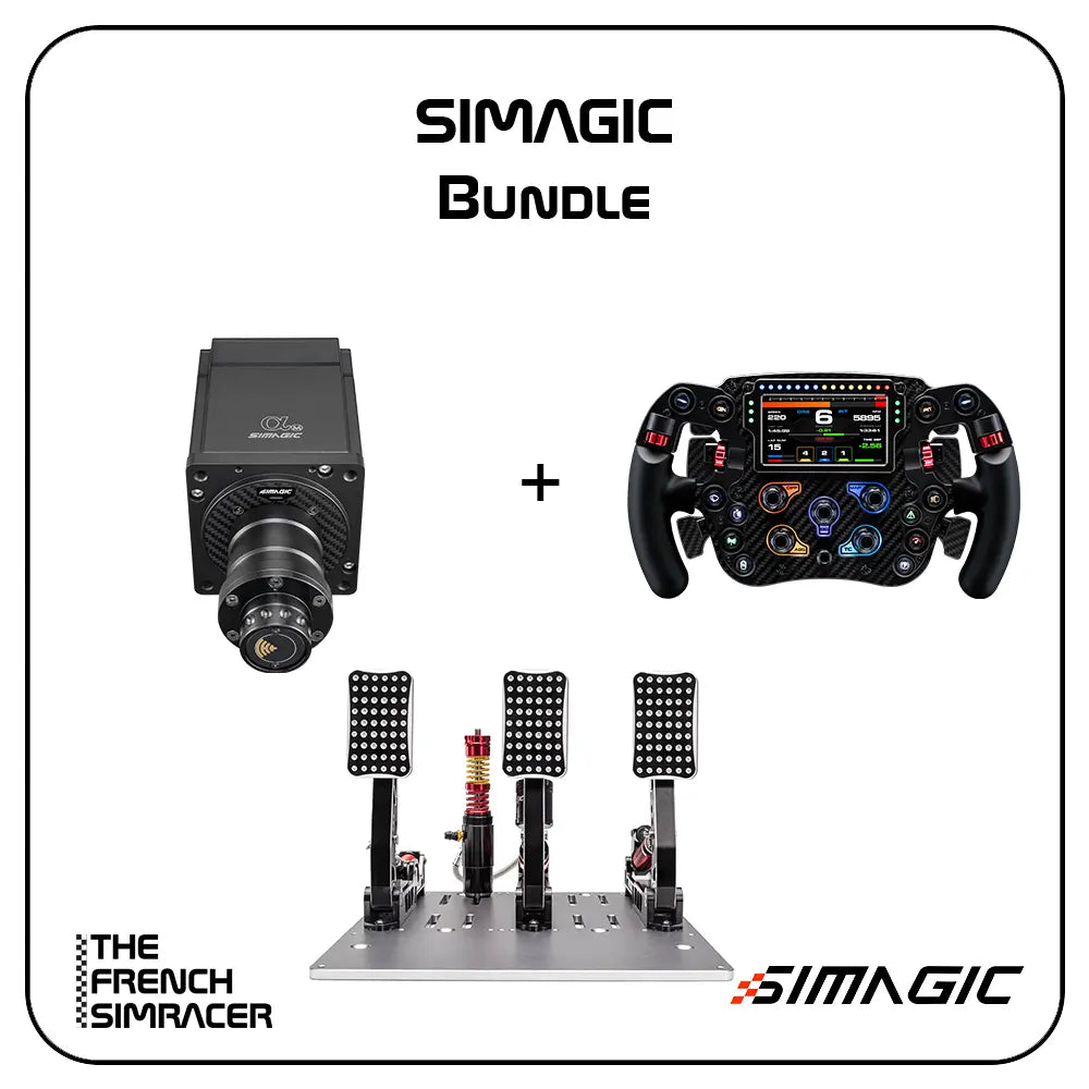 Simagic - Build your own Base + Wheel + Pedals Bundle Simagic