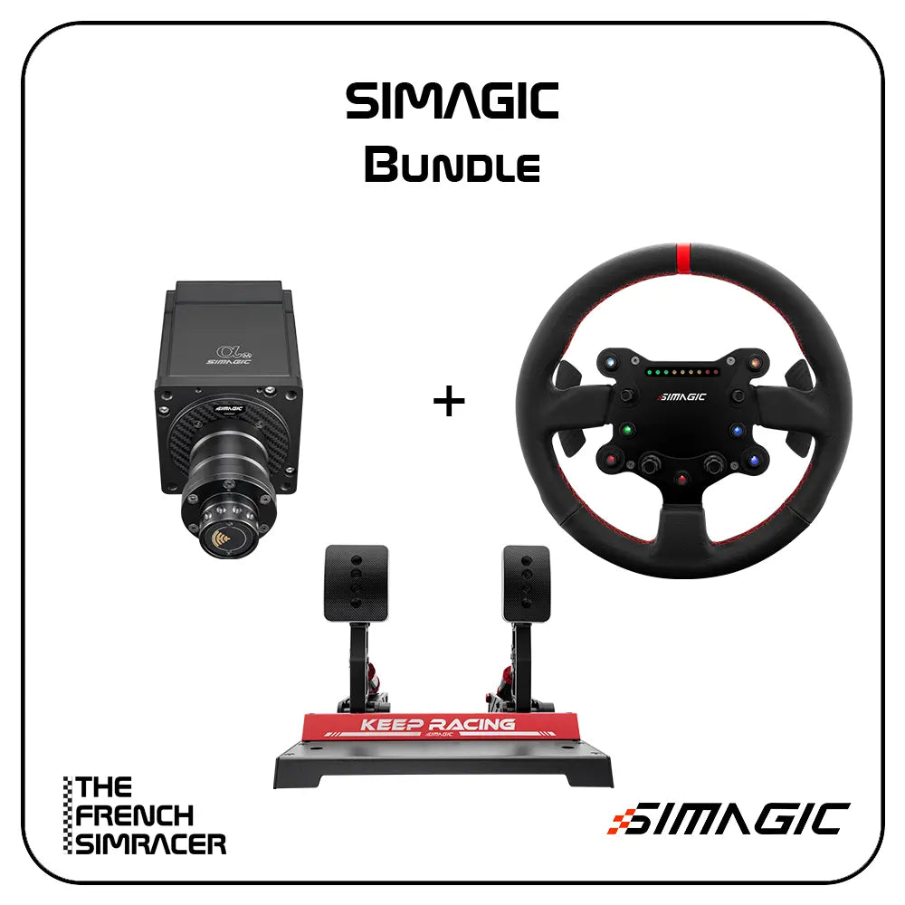 Simagic - Build your own Base + Wheel + Pedals Bundle Simagic