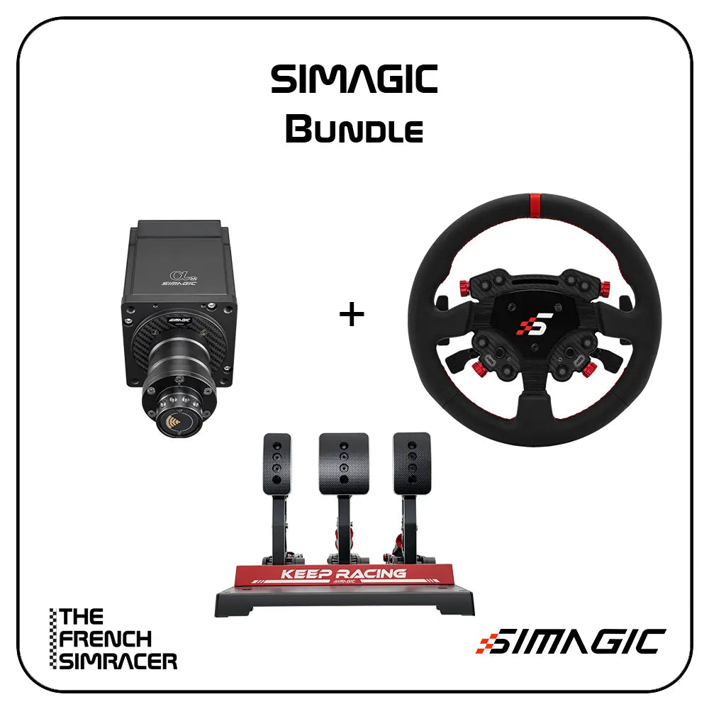 Simagic - Build your own Base + Wheel + Pedals Bundle Simagic