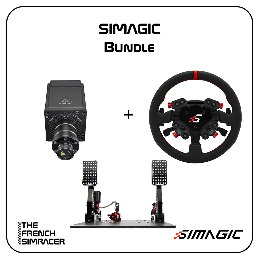 Simagic - Build your own Base + Wheel + Pedals Bundle Simagic