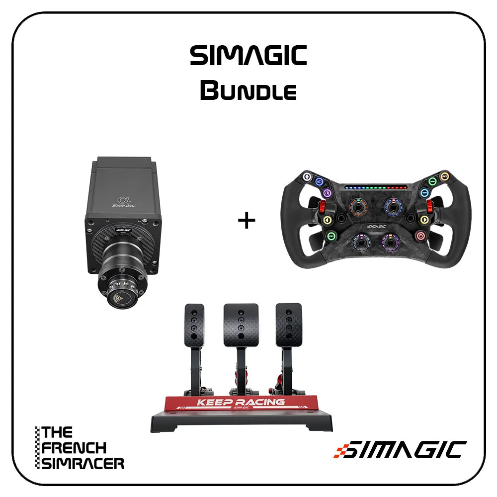 Simagic - Build your own Base + Wheel + Pedals Bundle Simagic