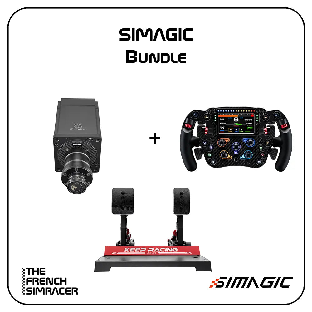 Simagic - Build your own Base + Wheel + Pedals Bundle Simagic