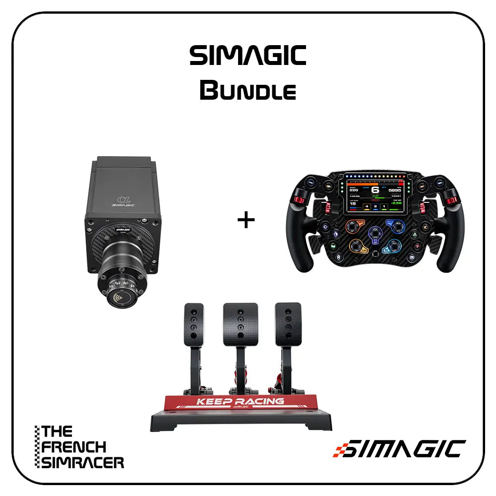 Simagic - Build your own Base + Wheel + Pedals Bundle Simagic