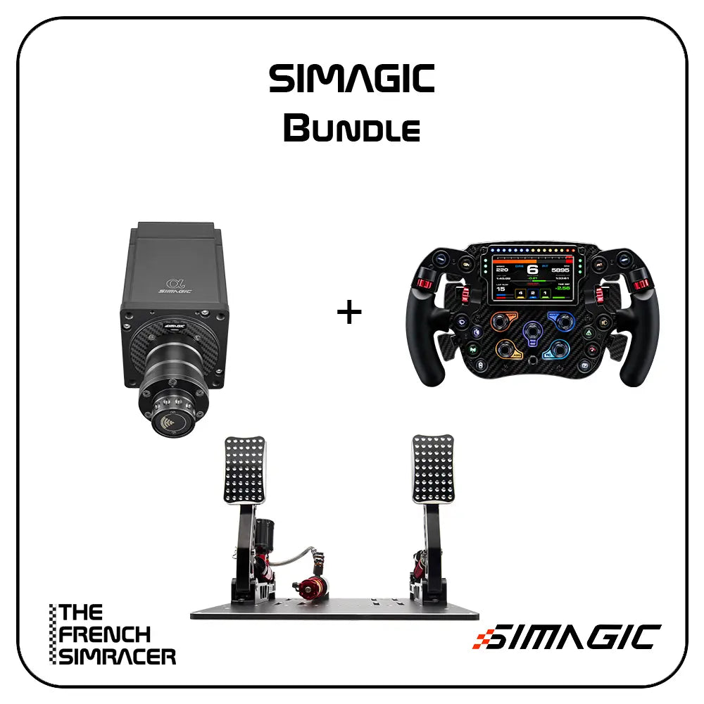 Simagic - Build your own Base + Wheel + Pedals Bundle Simagic