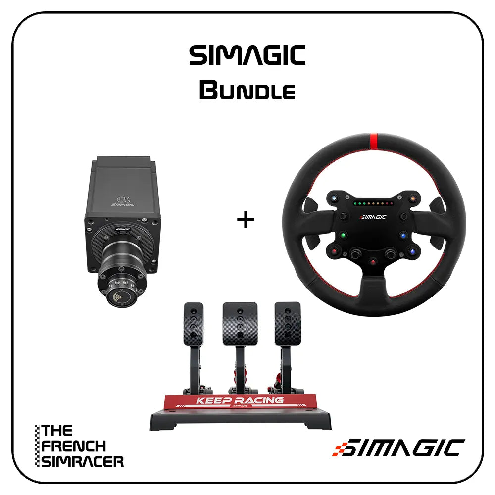 Simagic - Build your own Base + Wheel + Pedals Bundle Simagic