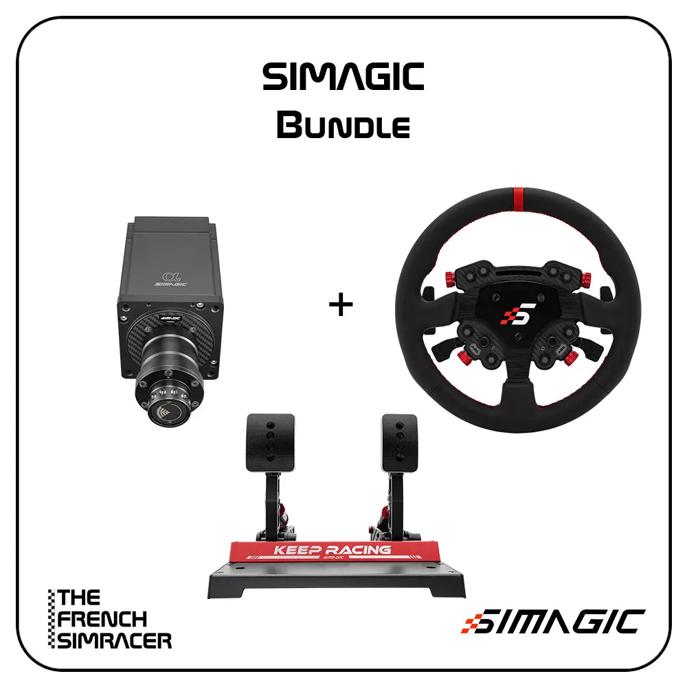 Simagic - Build your own Base + Wheel + Pedals Bundle Simagic