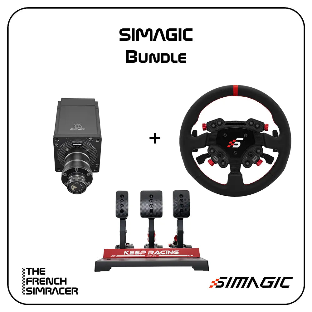 Simagic - Build your own Base + Wheel + Pedals Bundle Simagic