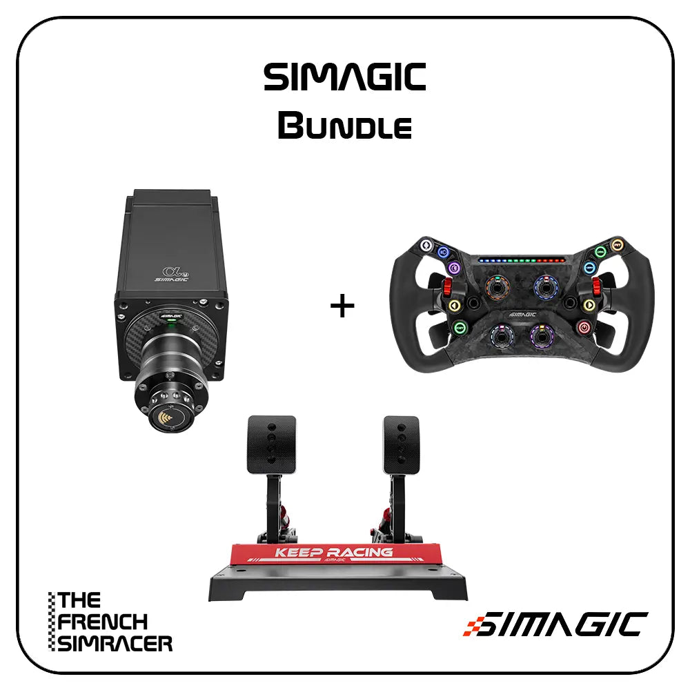 Simagic - Build your own Base + Wheel + Pedals Bundle Simagic