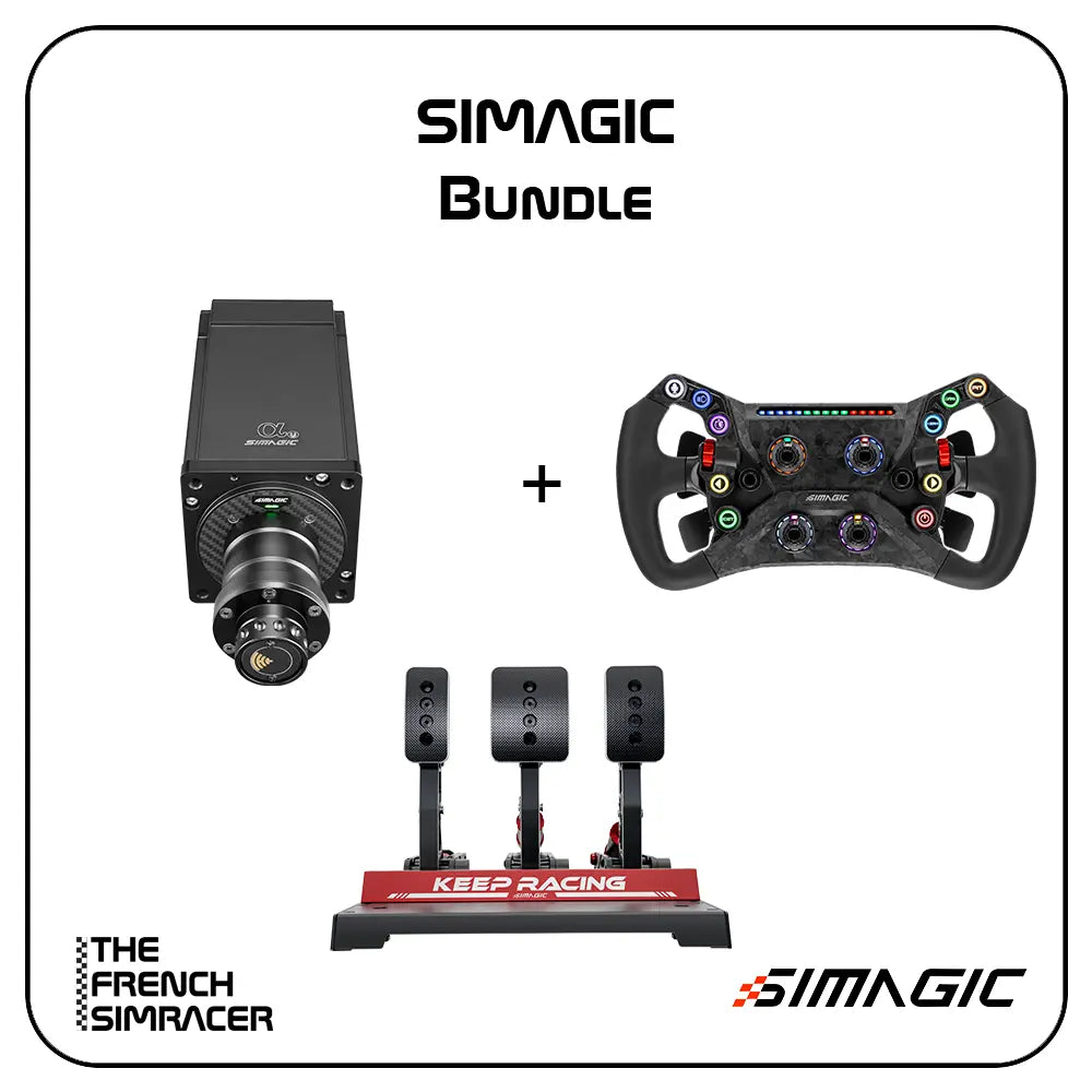 Simagic - Build your own Base + Wheel + Pedals Bundle Simagic