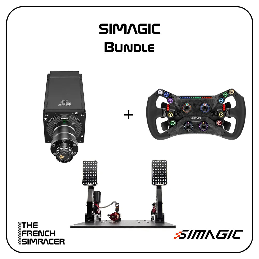 Simagic - Build your own Base + Wheel + Pedals Bundle Simagic