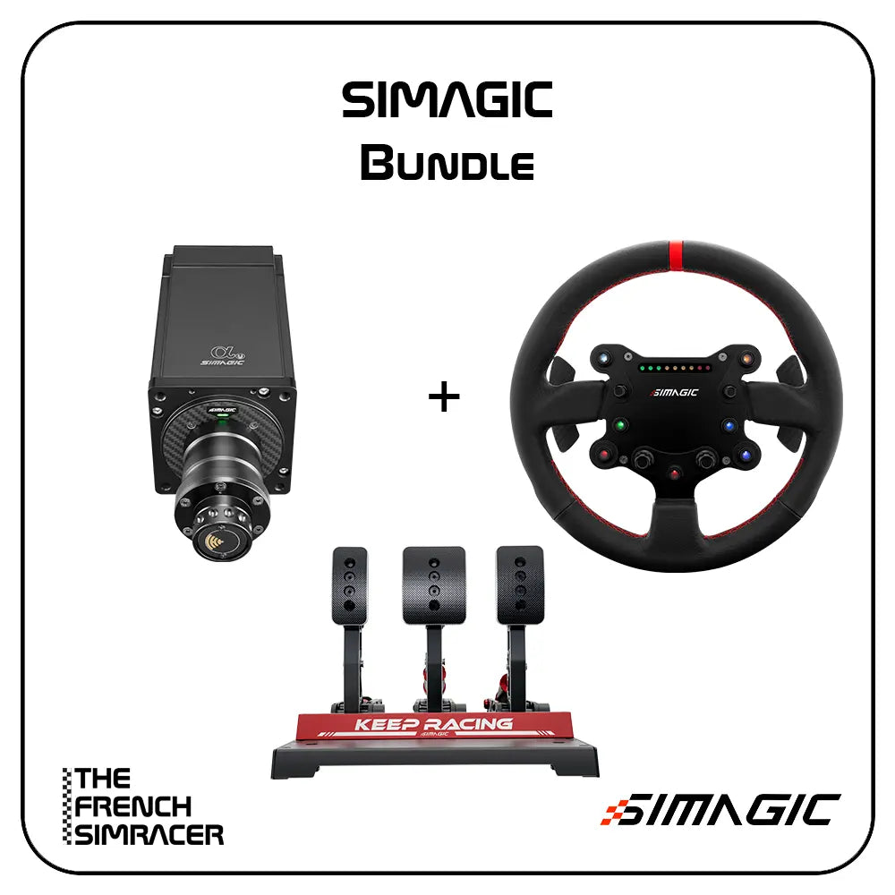 Simagic - Build your own Base + Wheel + Pedals Bundle Simagic