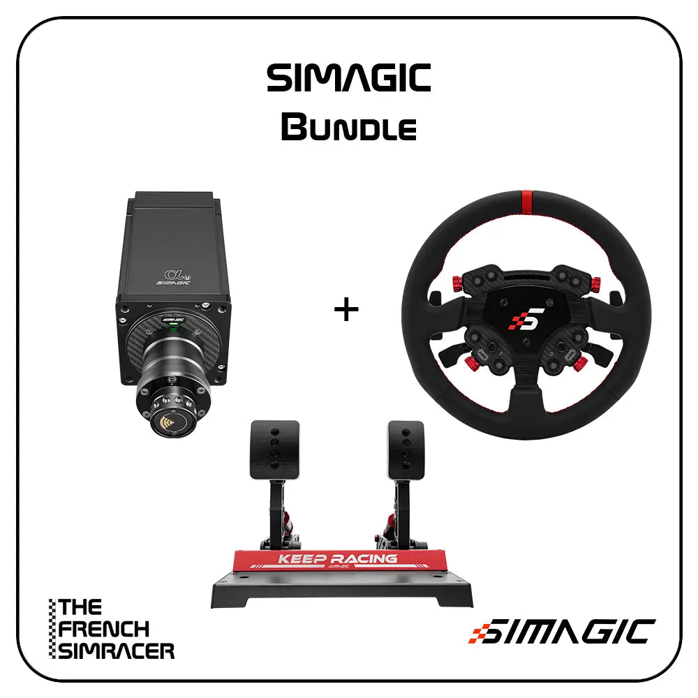 Simagic - Build your own Base + Wheel + Pedals Bundle Simagic