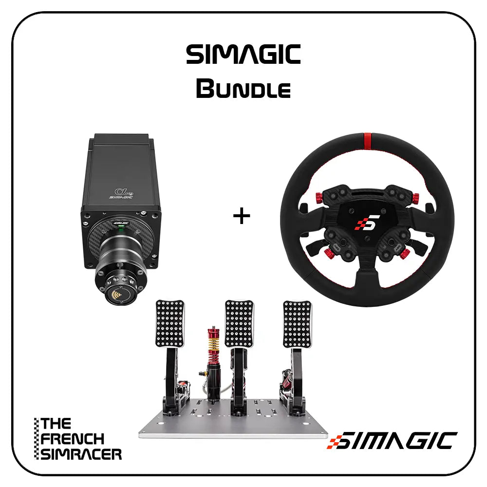 Simagic - Build your own Base + Wheel + Pedals Bundle Simagic