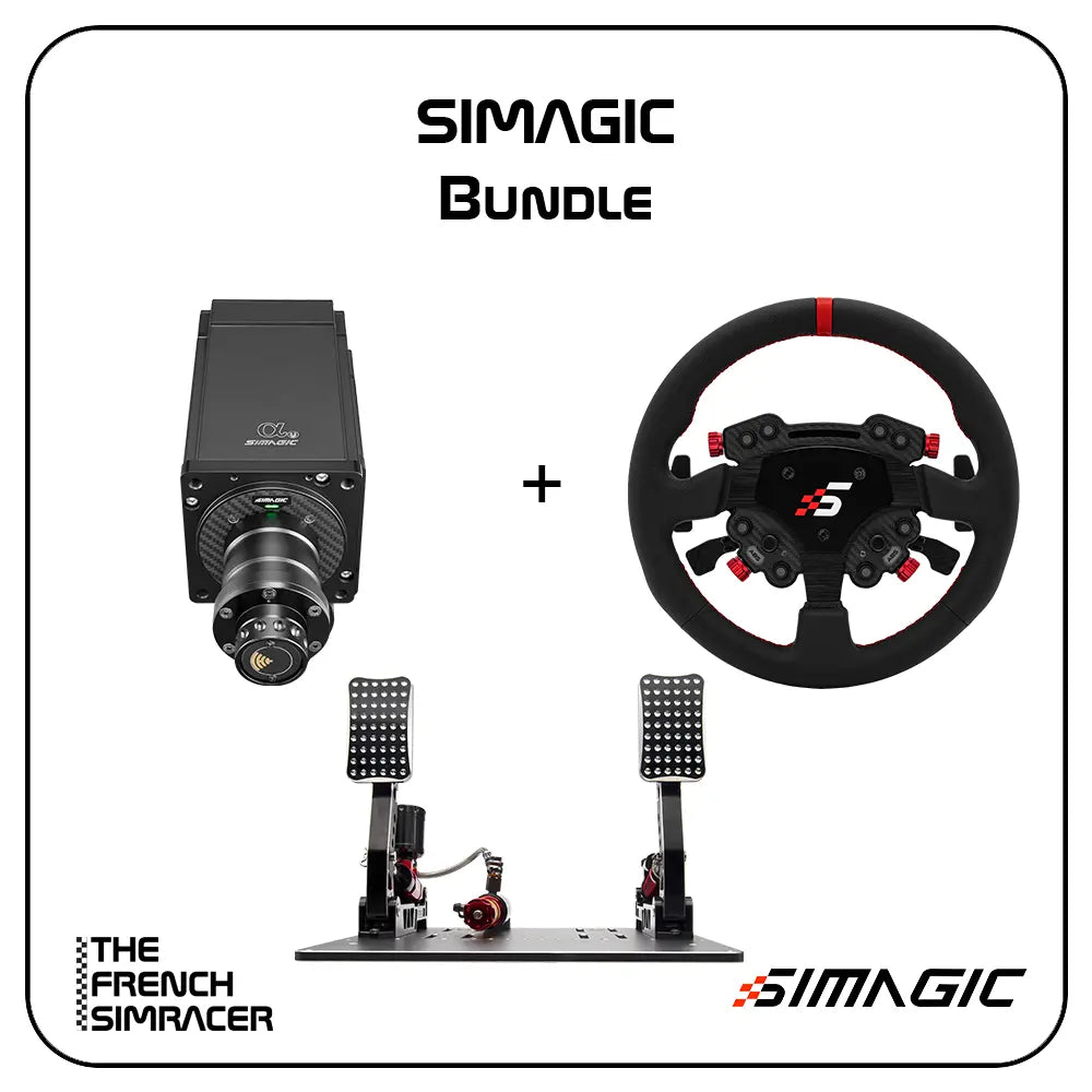 Simagic - Build your own Base + Wheel + Pedals Bundle Simagic