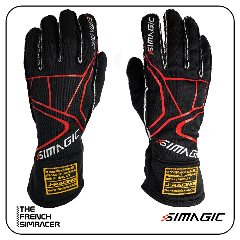 Simagic Exterior Seams Gloves - The French Simracer