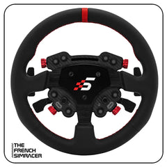 Simagic GT Pro Hub + P-330R Leather Wheel Bundle - The French Simracer