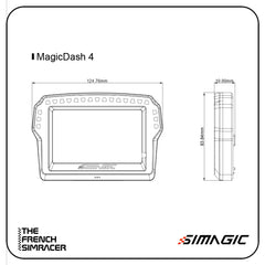 Simagic MagicDash 4 Dash Bundle - The French Simracer