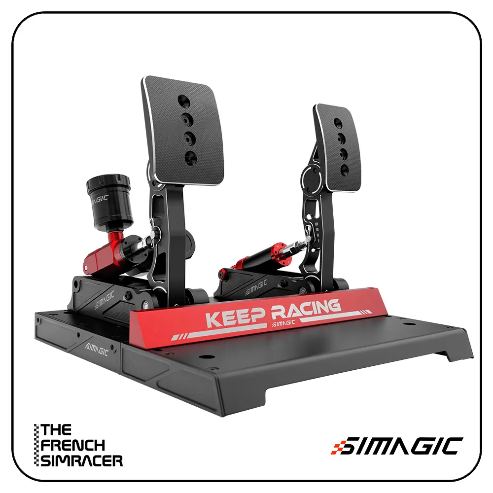 Simagic - P1000-FRS 2 Pedals set Hydraulic - The French Simracer