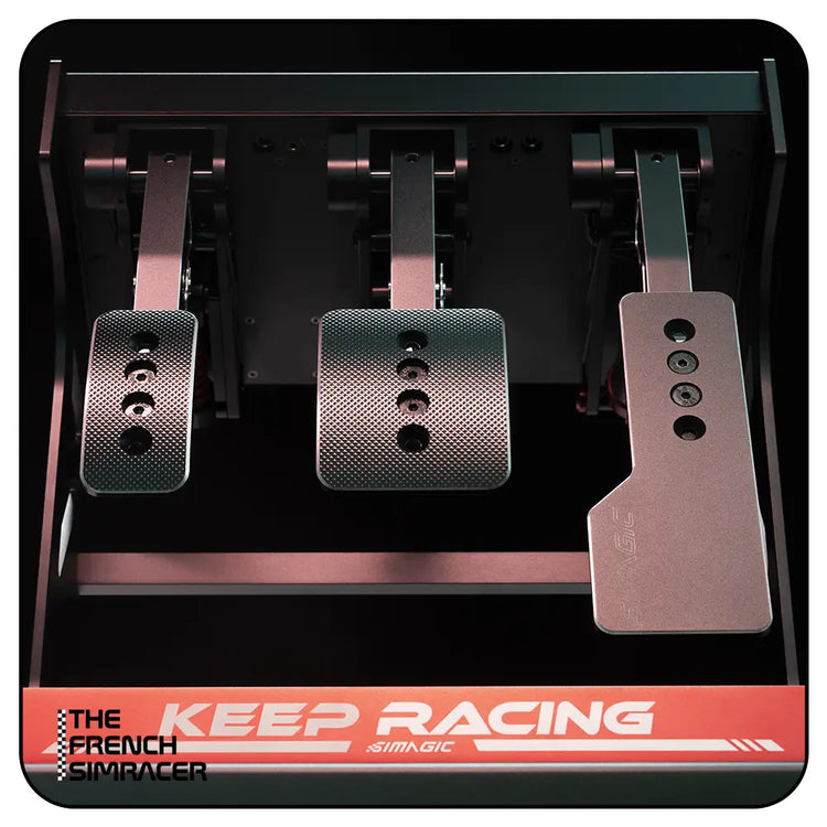 Simagic - Plaque d'accélérateur longue P1000 - The French Simracer
