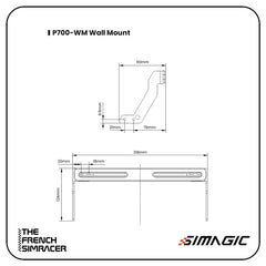 Simagic P700 Wall Mount - The French Simracer