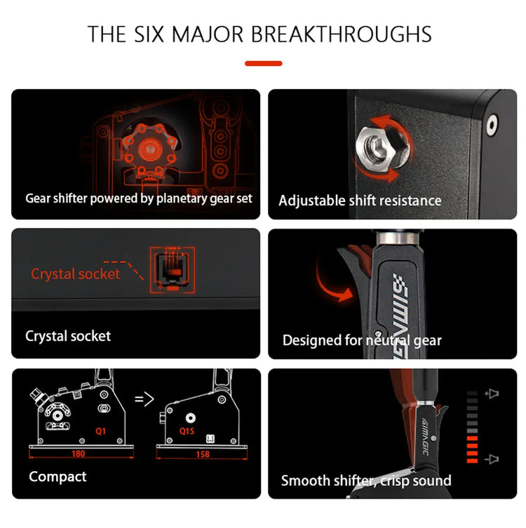 Shifter simracing Simagic Q1S - The French Simracer