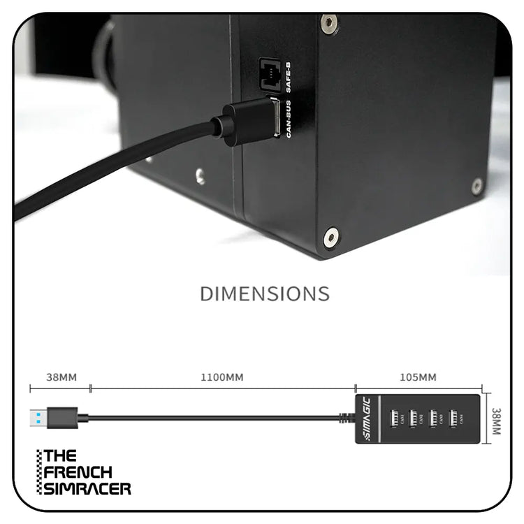 Simagic - USB Multi-socket - P-E114 - The French Simracer