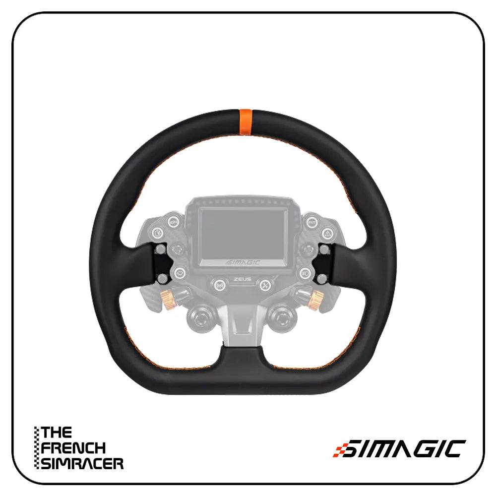 Simagic Zeus Sport Interchangeable Grips – Steering Wheel Grip Upgrade - The French Simracer