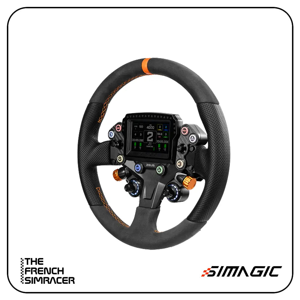 Simagic Zeus Sport Steering Wheel + Magicdash 4 - The French Simracer