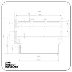 Simgrade - Pedal base plate Simgrade