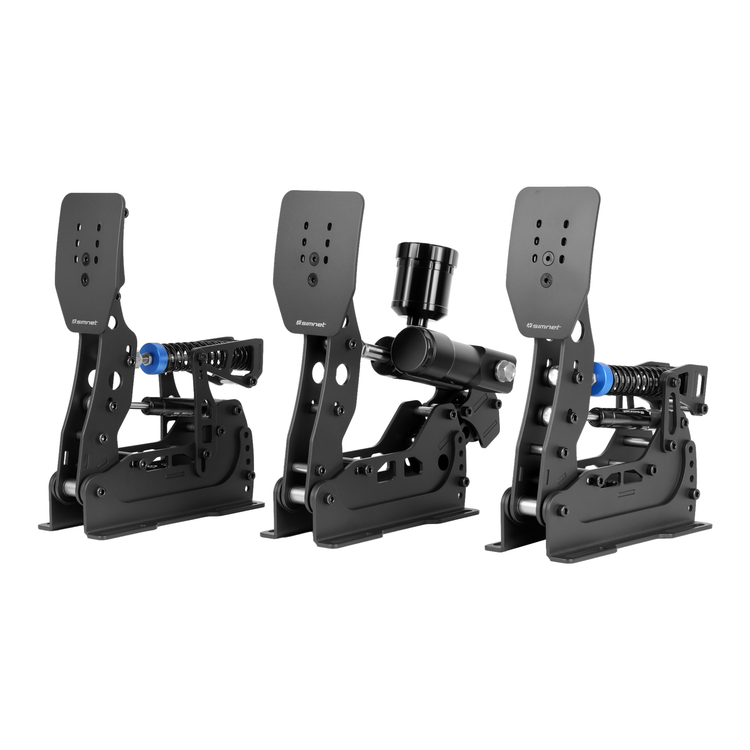 SimNet SP Evo 3-pedal load cell pedals with Hydro Link Kit