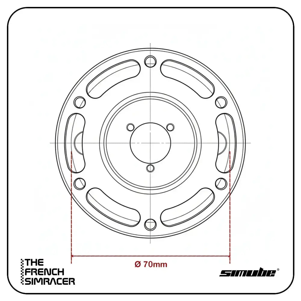 Simube Powerlink QR2 for Simucube 3 – Wheel Side Quick Release - The French Simracer