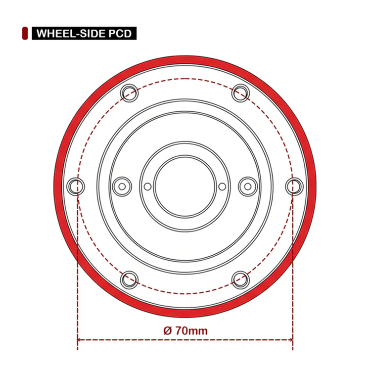 Simube QR70 Wheel Side for Moza - The French Simracer